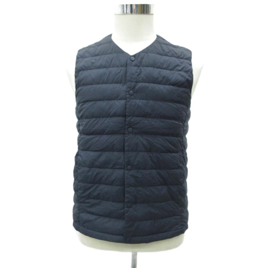 ユニクロ（UNIQLO） ウルトラライトダウン ダウンベスト M 紺 ネイビー