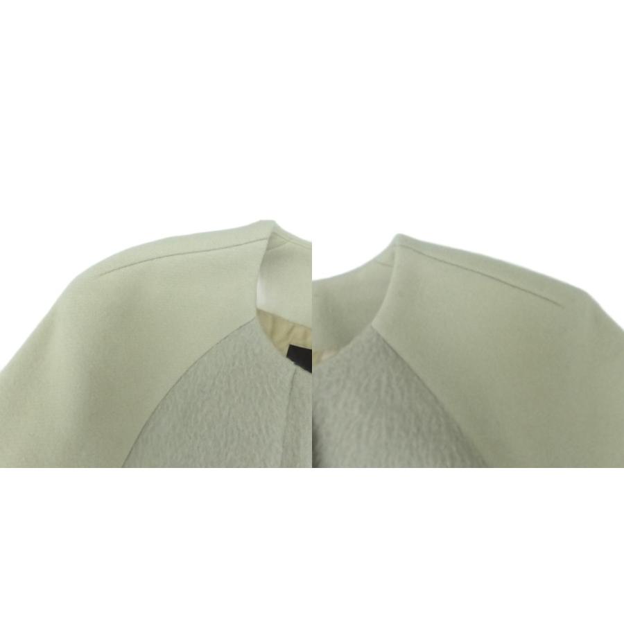 ロートレアモン LAUTREAMONT ノーカラーコート ロング丈 S ライト