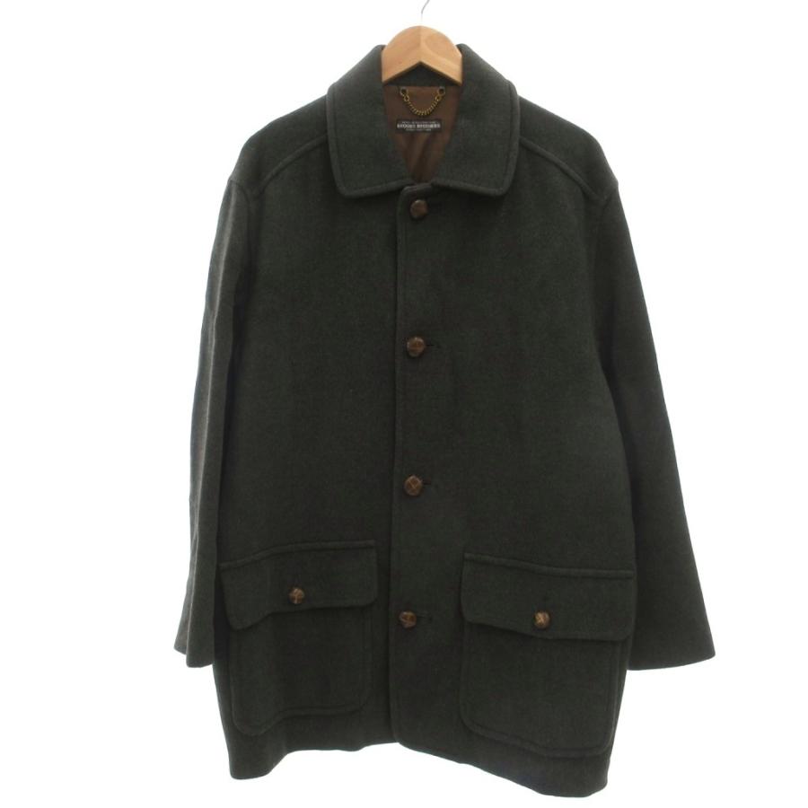 BROOKS BROTHERS（ブルックスブラザーズ） コート カシミヤ混 UK40 緑 