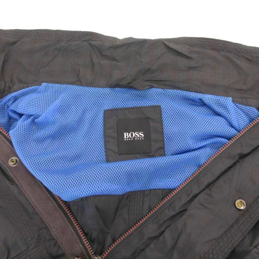 ヒューゴボス HUGO BOSS M-65型 ミリタリー ナイロン ジャケット 48 黒