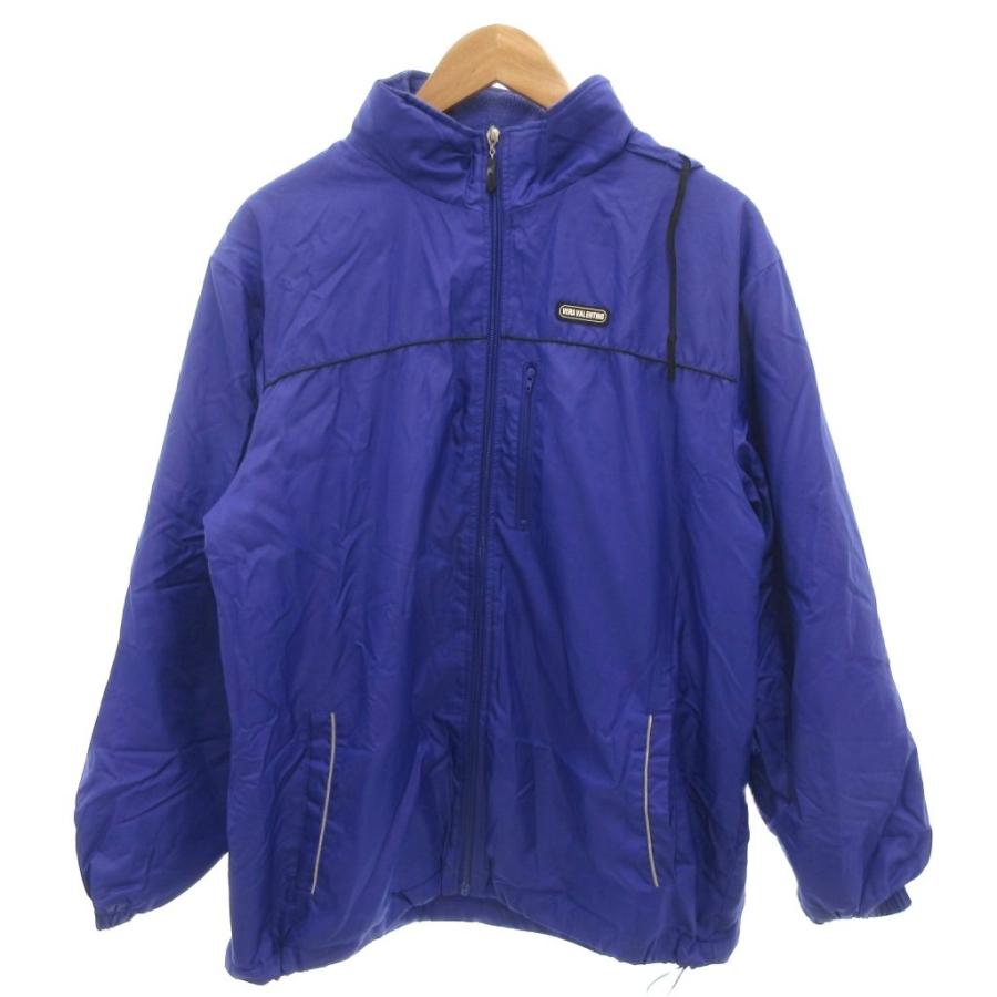 VERA VALENTINO ジャンパー ブルゾン 裏起毛 L 紫 パープル フーディー