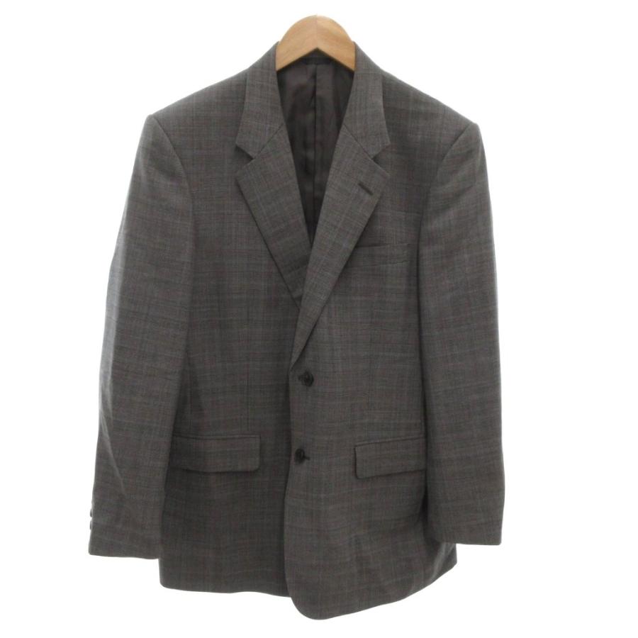 ピエールカルダン Pierre Cardin テーラードジャケット グレー Vネック 