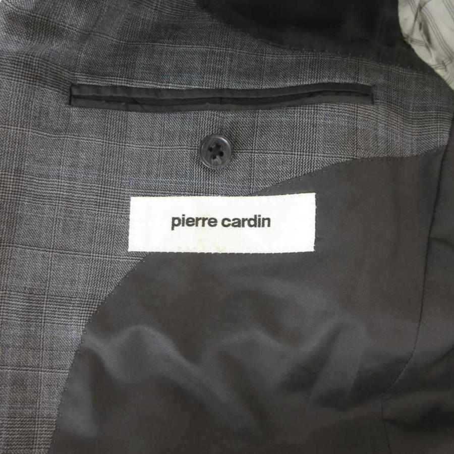 ピエールカルダン Pierre Cardin テーラードジャケット グレー Vネック 