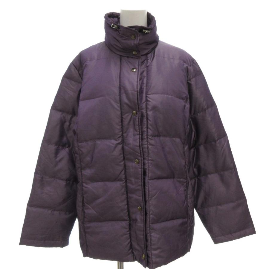 マンシングウェア MUNSINGWEAR ダウンジャケット ジップアップ L 紫