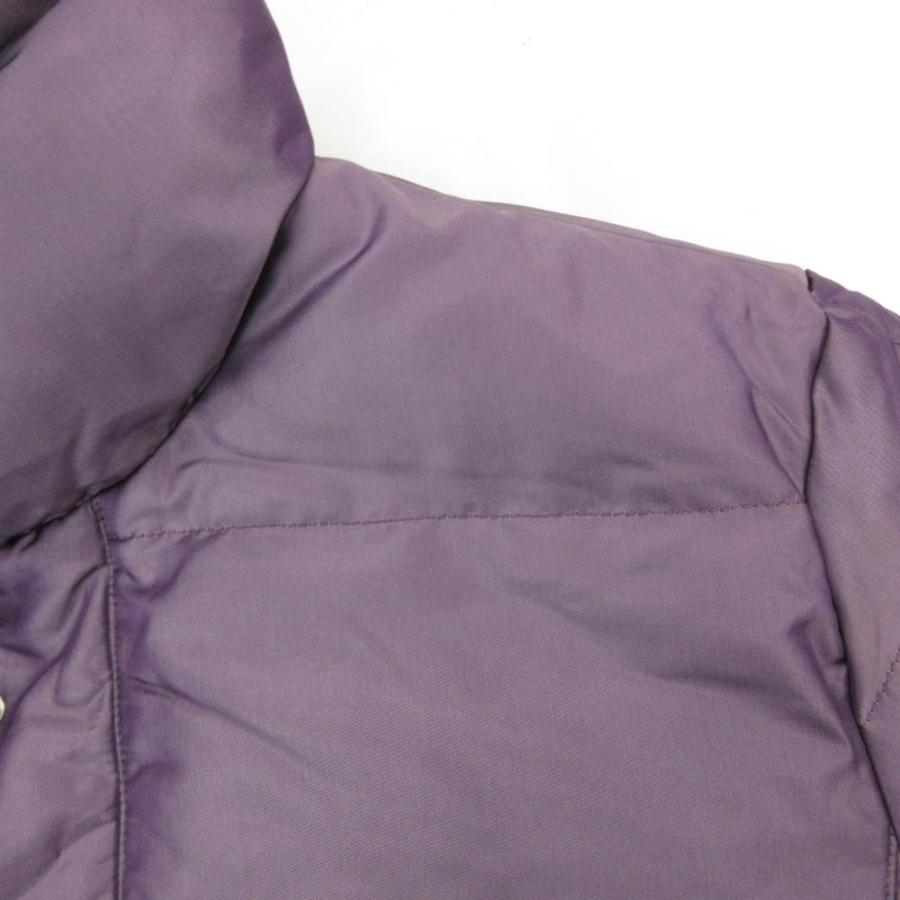 マンシングウェア MUNSINGWEAR ダウンジャケット ジップアップ L 紫