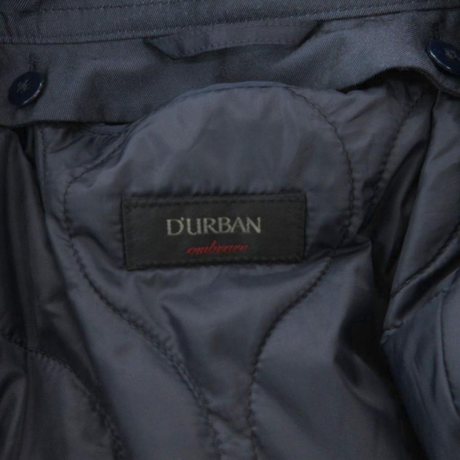 ダーバン DURBAN ステンカラーコート ロング ライナー 3L 紺 ネイビー