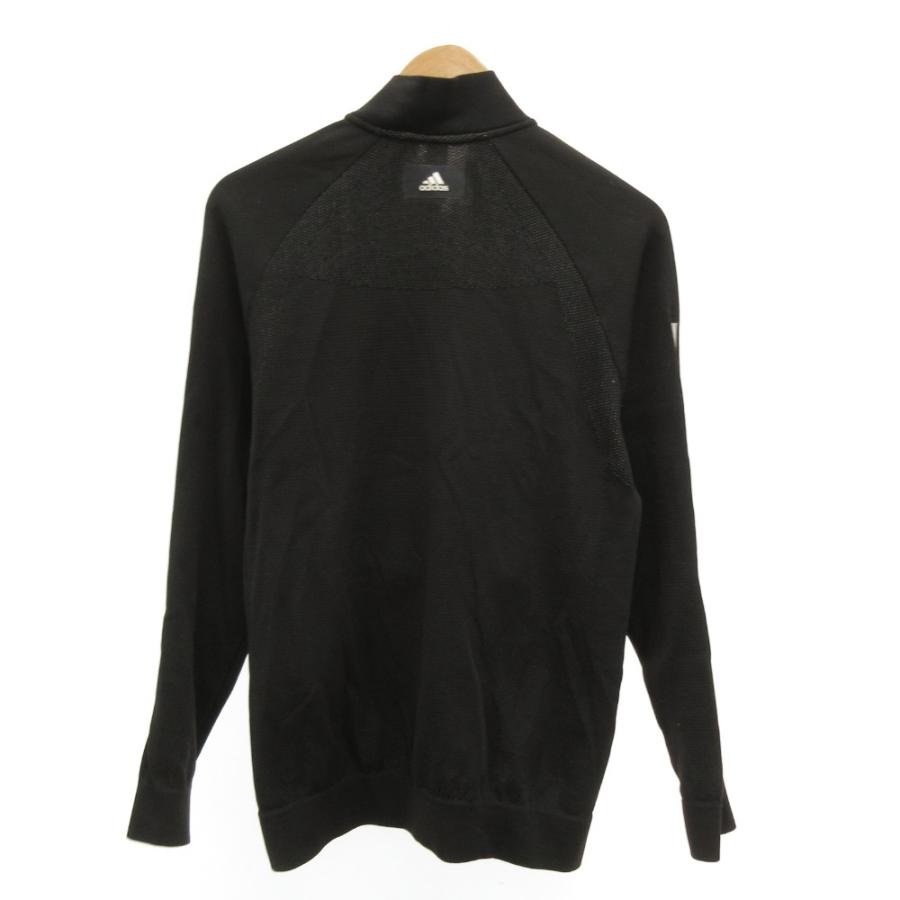 adidas（アディダス） ジャージ ブルゾン ジップアップ ロゴ L 黒 adidas 黒 ジップアップジャージ L