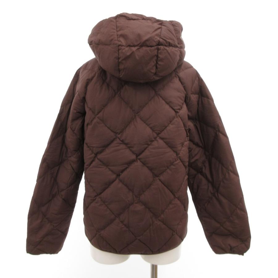 モンベル Montbell ダウンジャケット キルティング ロゴ刺繍 160 茶
