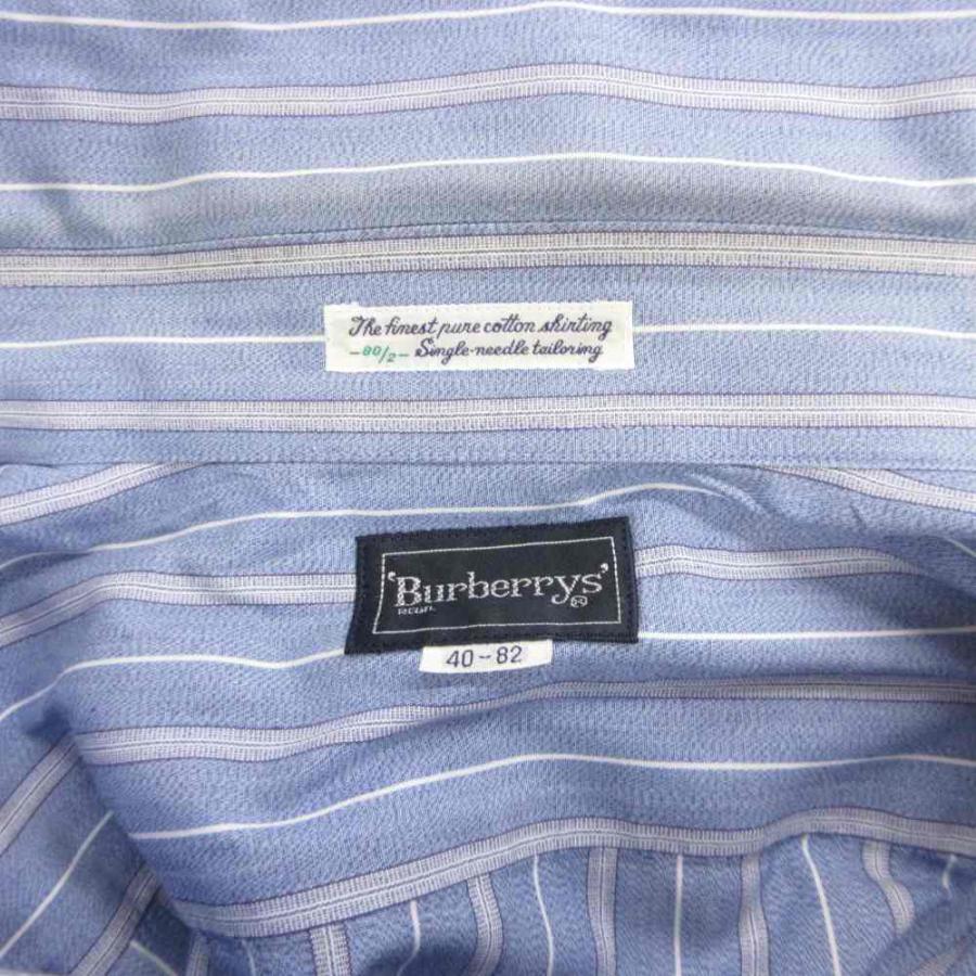 バーバリーズ Burberrys ヴィンテージ シャツ 長袖 ストライプ 40-82