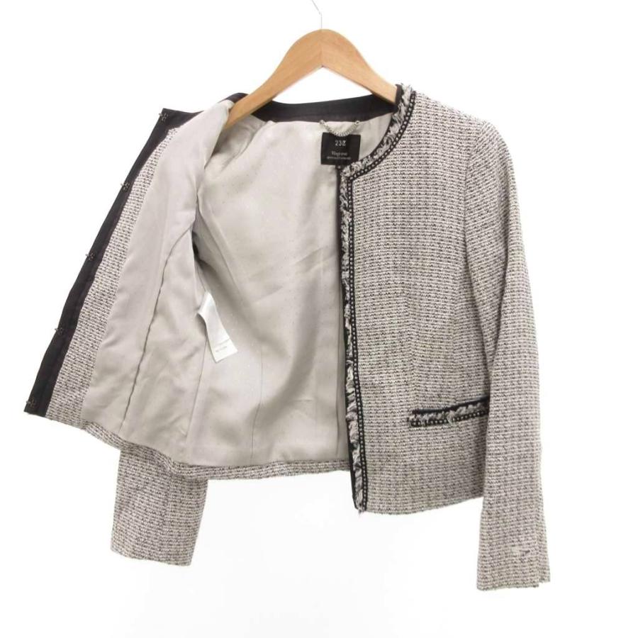 23区（ニジュウサンク） オンワード樫山 セットアップ ノーカラー