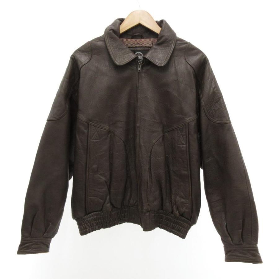AMERICAN OUTERWEAR レザージャケット ブルゾン 革ジャン オーバー 