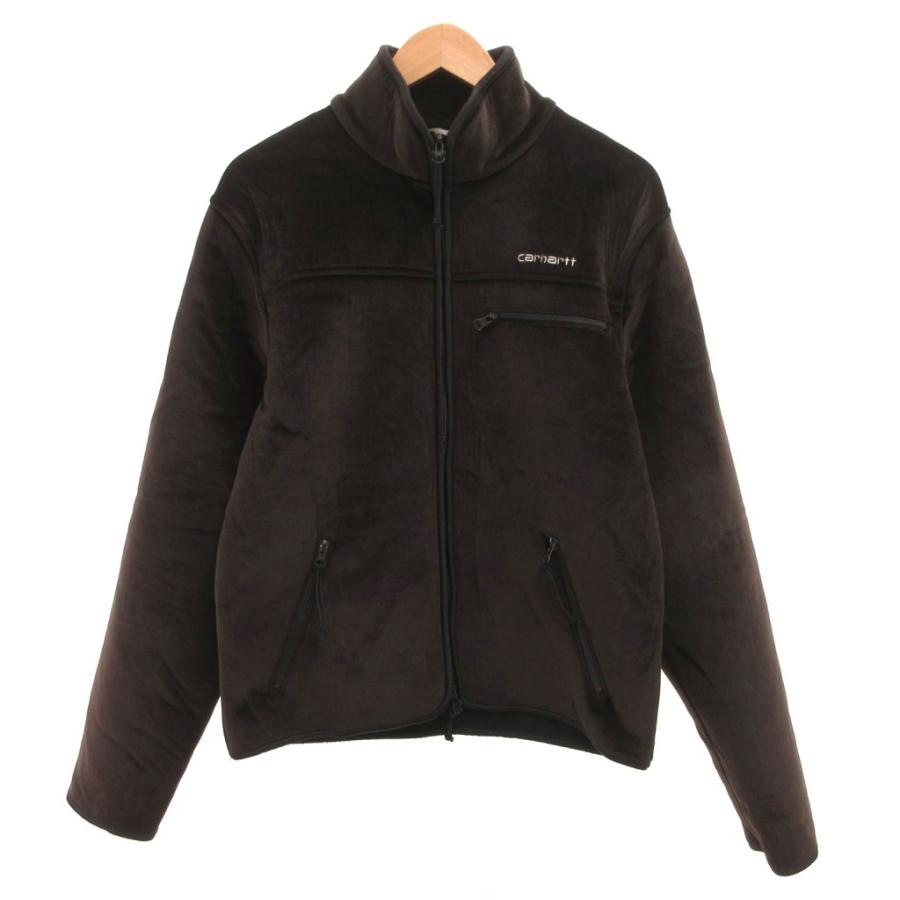 希少XL★Carhartt カーハート ベロア トラックジャケット ジャージ カーハート carhartt ベロアジャケット ブルゾン ジップアップ ロゴ 黒