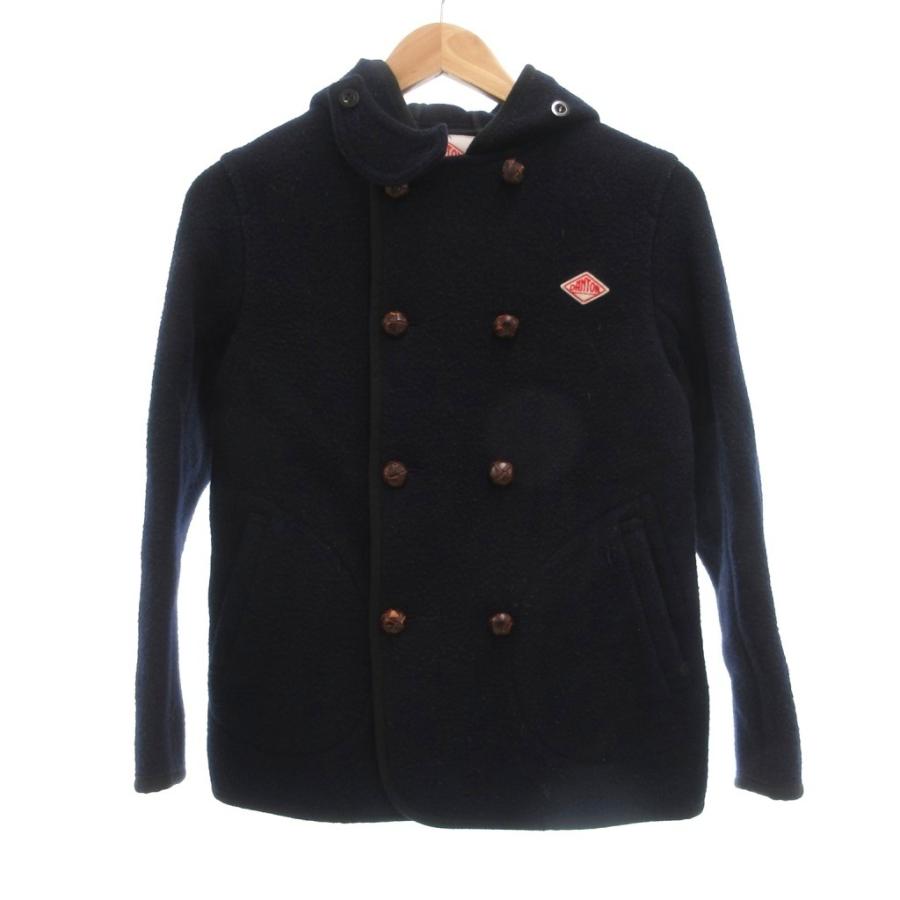 ［DANTON/ダントン] ウールモッサ フードジャケット ダントン DANTON ウールモッサ フードジャケット 34 紺 ネイビー
