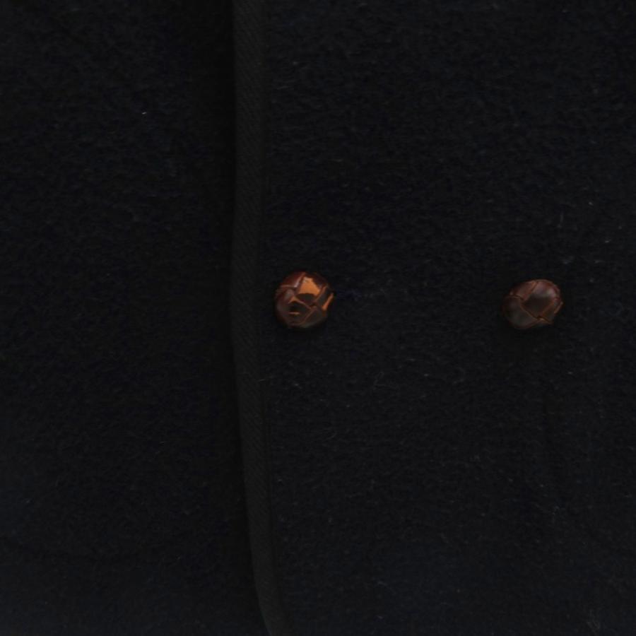 ダントン DANTON ウールモッサ フードジャケット 34 紺 ネイビー