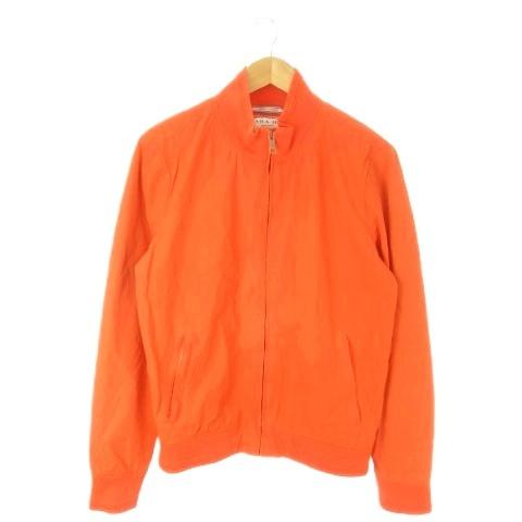 ザラマン ZARA MAN DENIM COUTURE ブルゾン L オレンジ 無地 スタンド