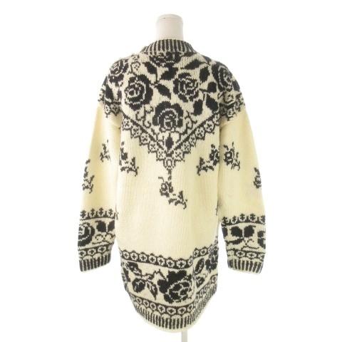 ジョセフトリコ JOSEPH TRICOT セーター ウール 9 黒 ブラック 白