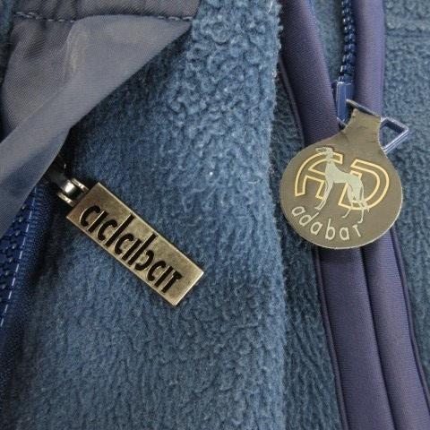 adabat（アダバット） フリースベスト 紺 ネイビー 襟付き