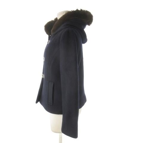 未使用品 ミッシュマッシュ MISCH MASCH フーディファー付きショート