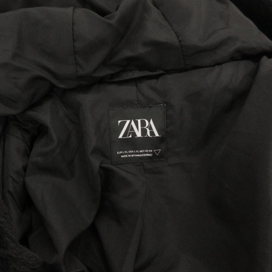 ZARA（ザラ） ボアジャケット フェイクファーコート ジップアップ