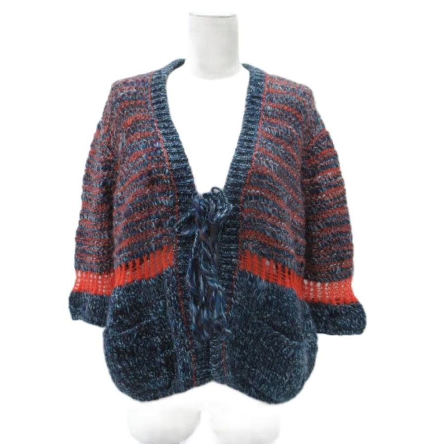 Kristina Ti クリスティーナティ カーディガン レディース 【古着】【中古】 未使用品 クリスティーナティ Kristina TI ニットカーディガン ミドル