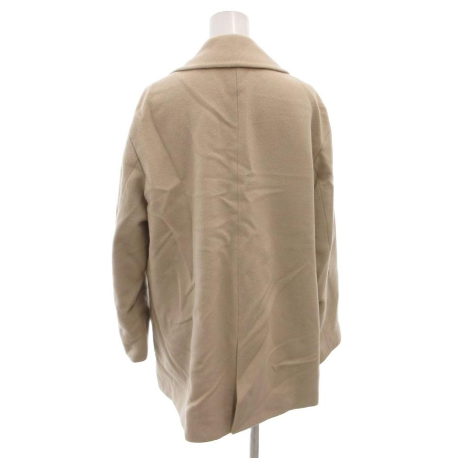 美品　23区 アンゴラ混 チェスターコート ベージュ 38 23区（ニジュウサンク） オンワード樫山 チェスターコート ダブル