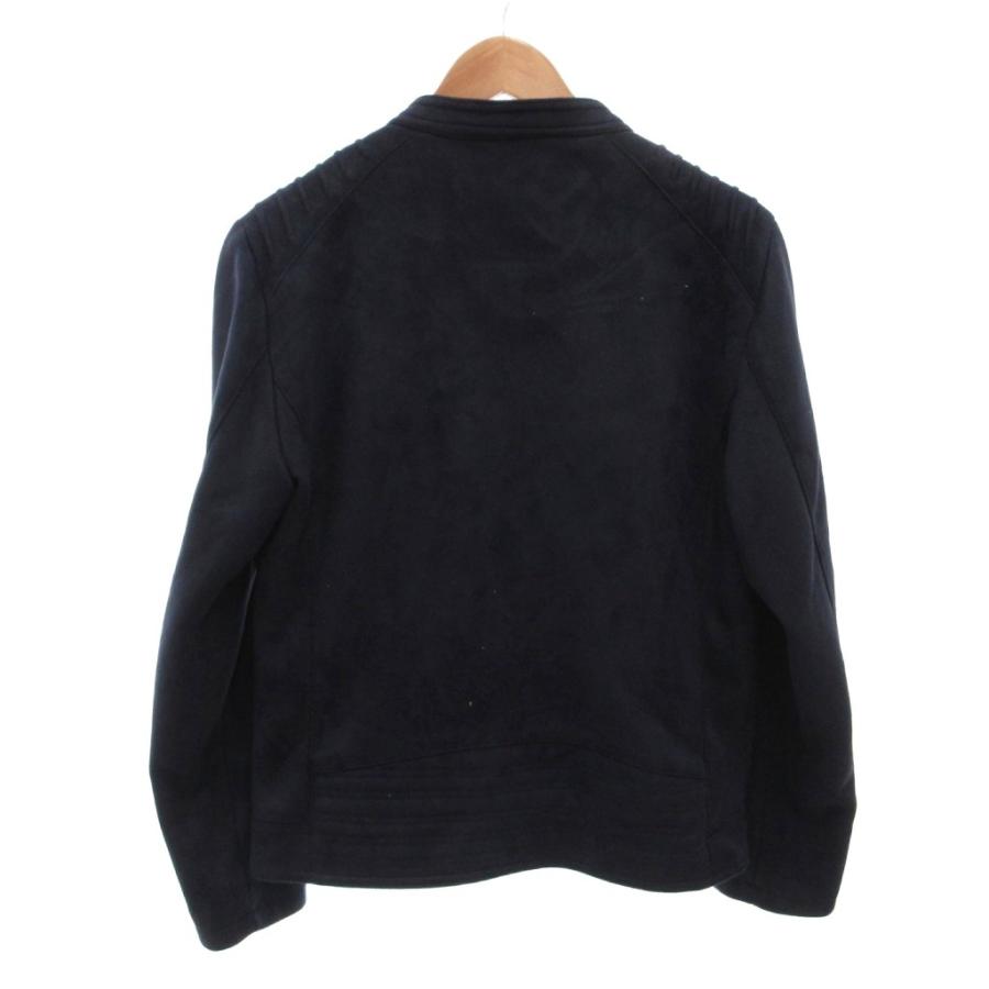 ザラマン ZARA MAN ライダースジャケット シングル フェイクスエード L 