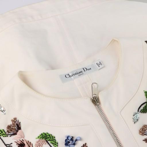 クリスチャンディオール Christian Dior ノースリーブ ワンピース ビジュー ロング ロゴ 34 XS ピンク /MQ レディース_6