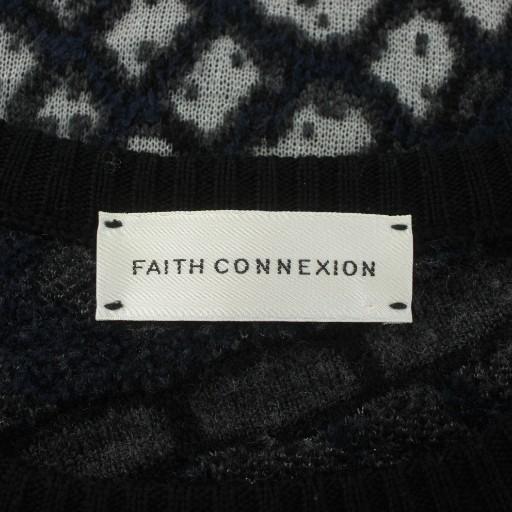 フェイスコネクション FAITH CONNEXION ニット セーター 長袖 クルー