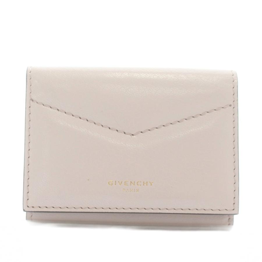 ジバンシィ GIVENCHY エッジ ウォレット 財布 三つ折り ミニ レザー