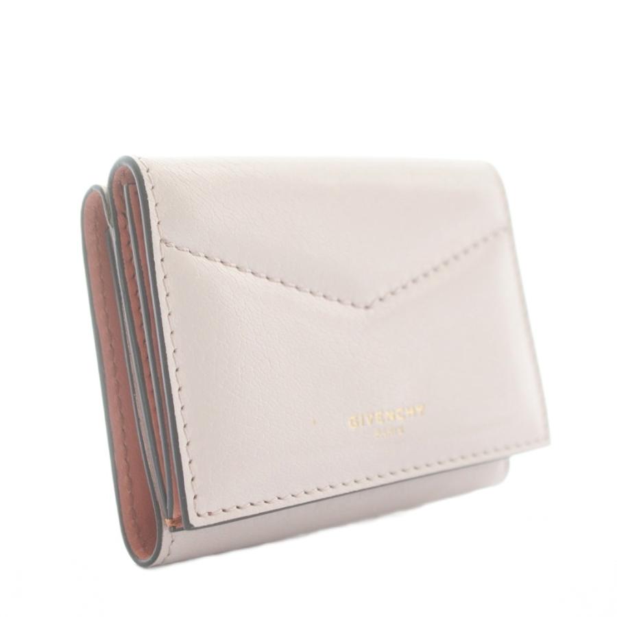 ジバンシィ GIVENCHY エッジ ウォレット 財布 三つ折り ミニ レザー