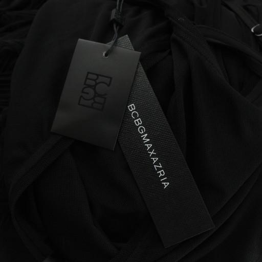 未使用品 BCBGMAXAZRIA ワンピース ドレス 2 黒 ブラック ノースリーブ