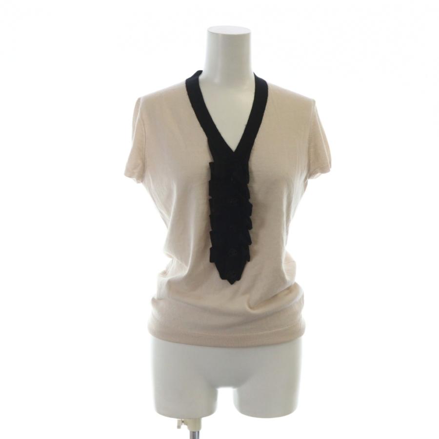 CHANEL（シャネル） CHANEL 07C ヘンリーネックカシミヤニットTシャツ