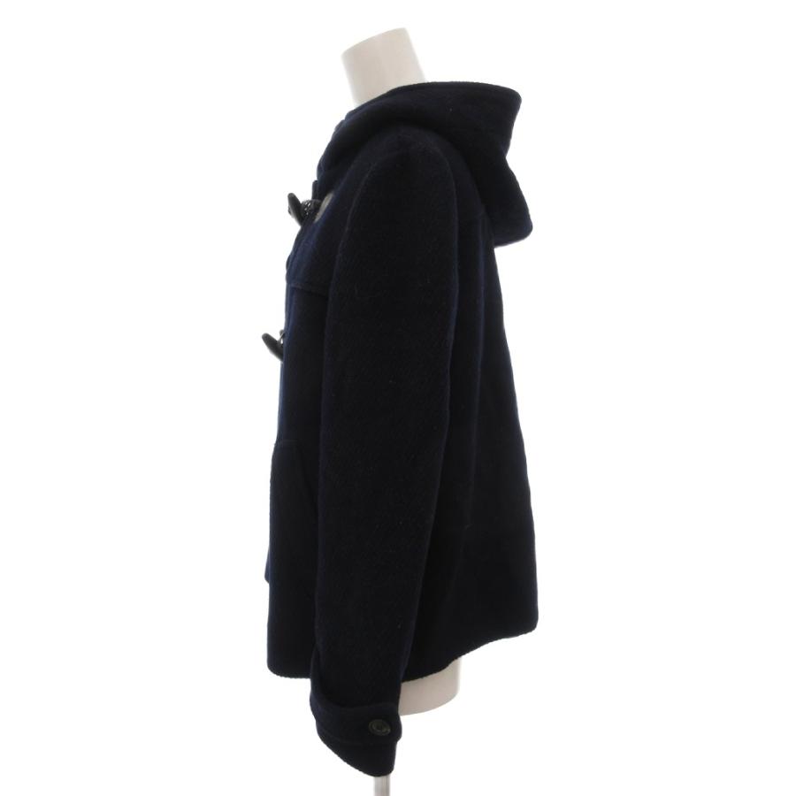 クミキョク 組曲 KUMIKYOKU ダッフルコート ショート丈 フーディ 2 紺