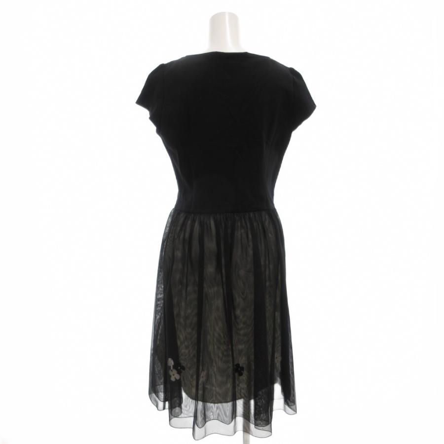 エムズグレイシー膝丈ドッキングワンピースブラック38 エムズグレイシー膝丈ドッキングワンピースブラック38 エムズ