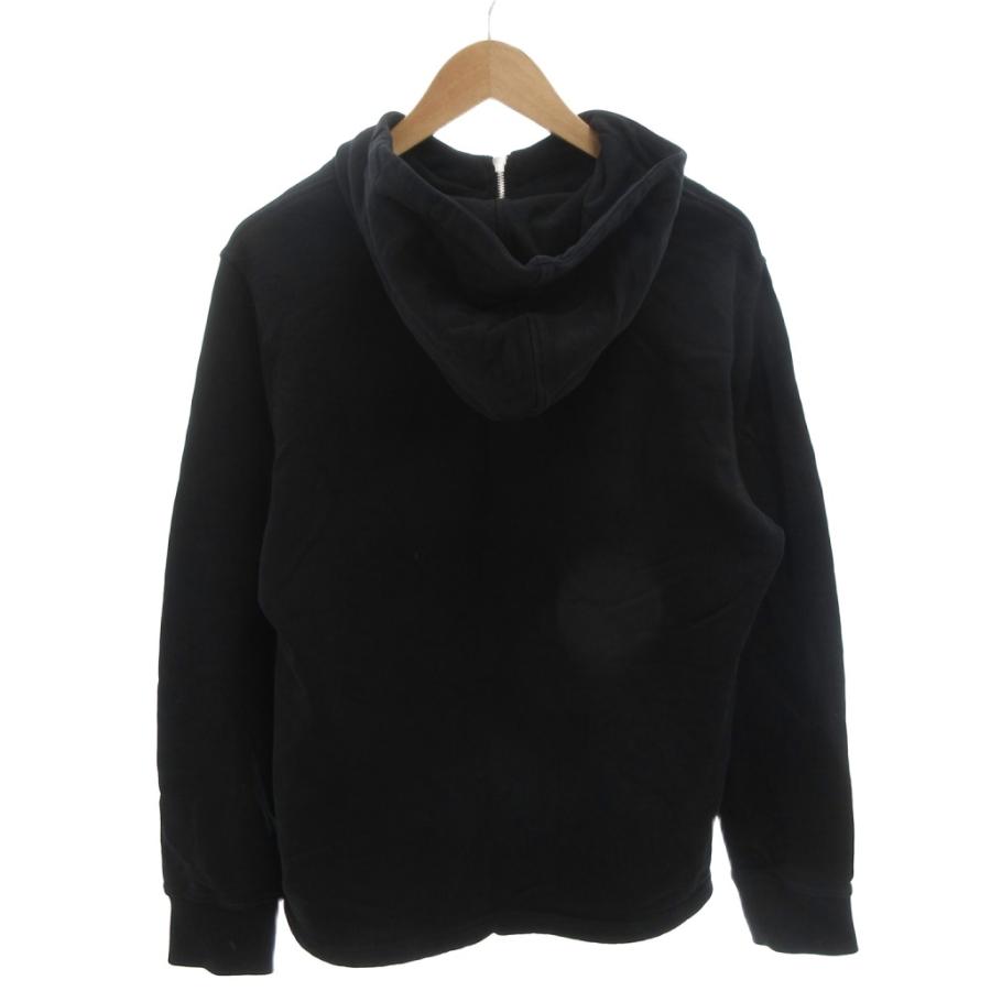 ケンゾー KENZO パーカー ハーフジップ プルオーバー L 黒 ブラック