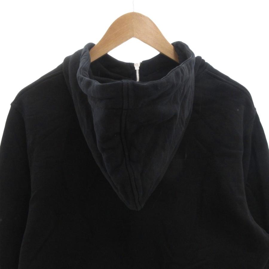 ケンゾー KENZO パーカー ハーフジップ プルオーバー L 黒 ブラック