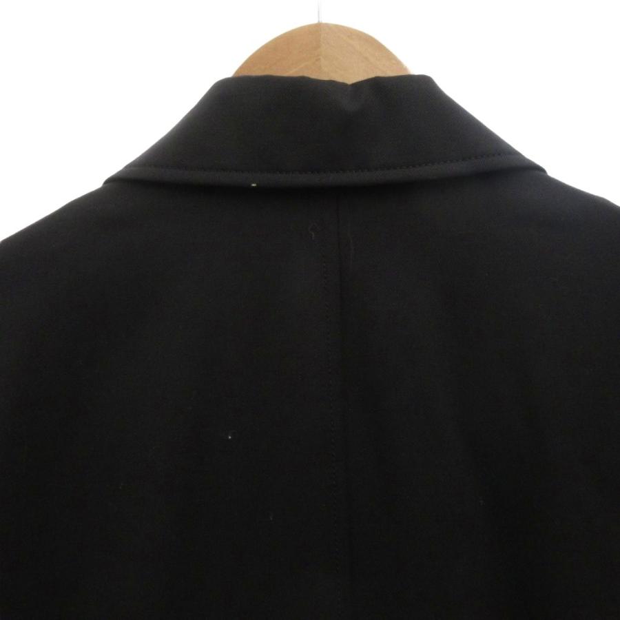 ダーバン DURBAN ステンカラーコート 中綿 ひざ丈 3L 黒 ブラック /FF