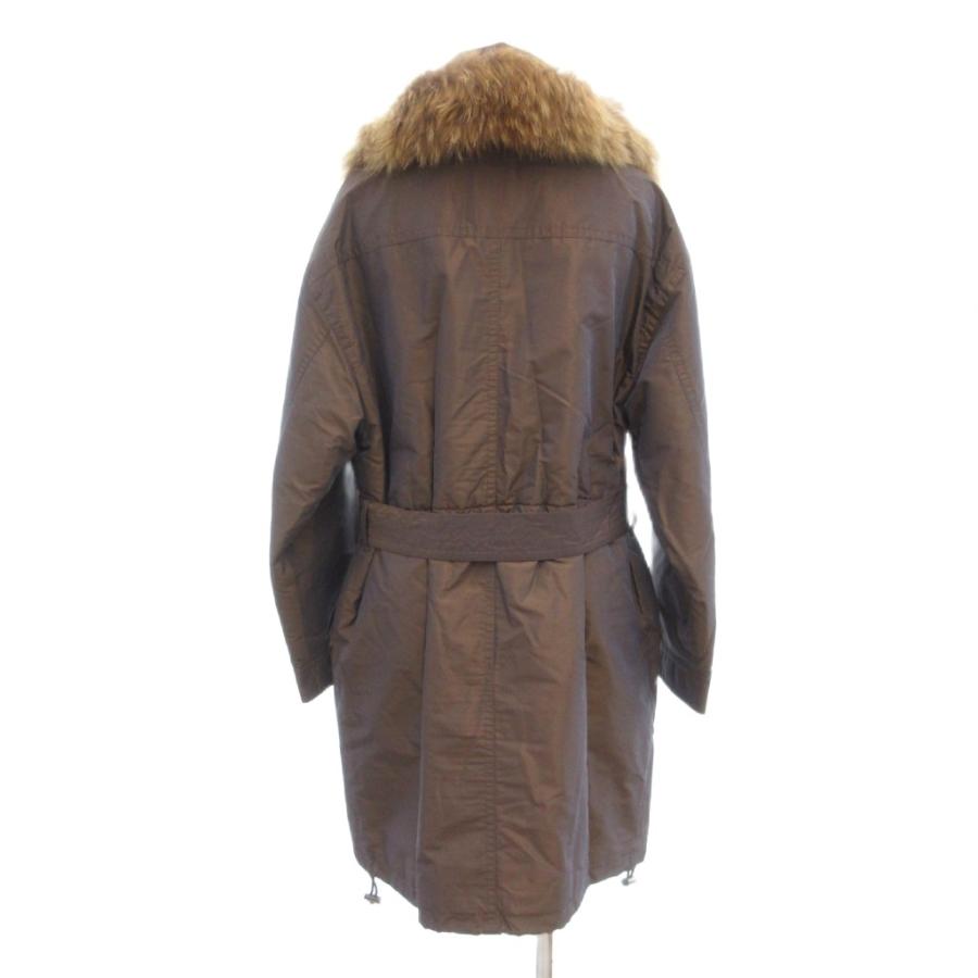 アクアスキュータム AQUASCUTUM 中綿コート ジップアップ ラクーン 