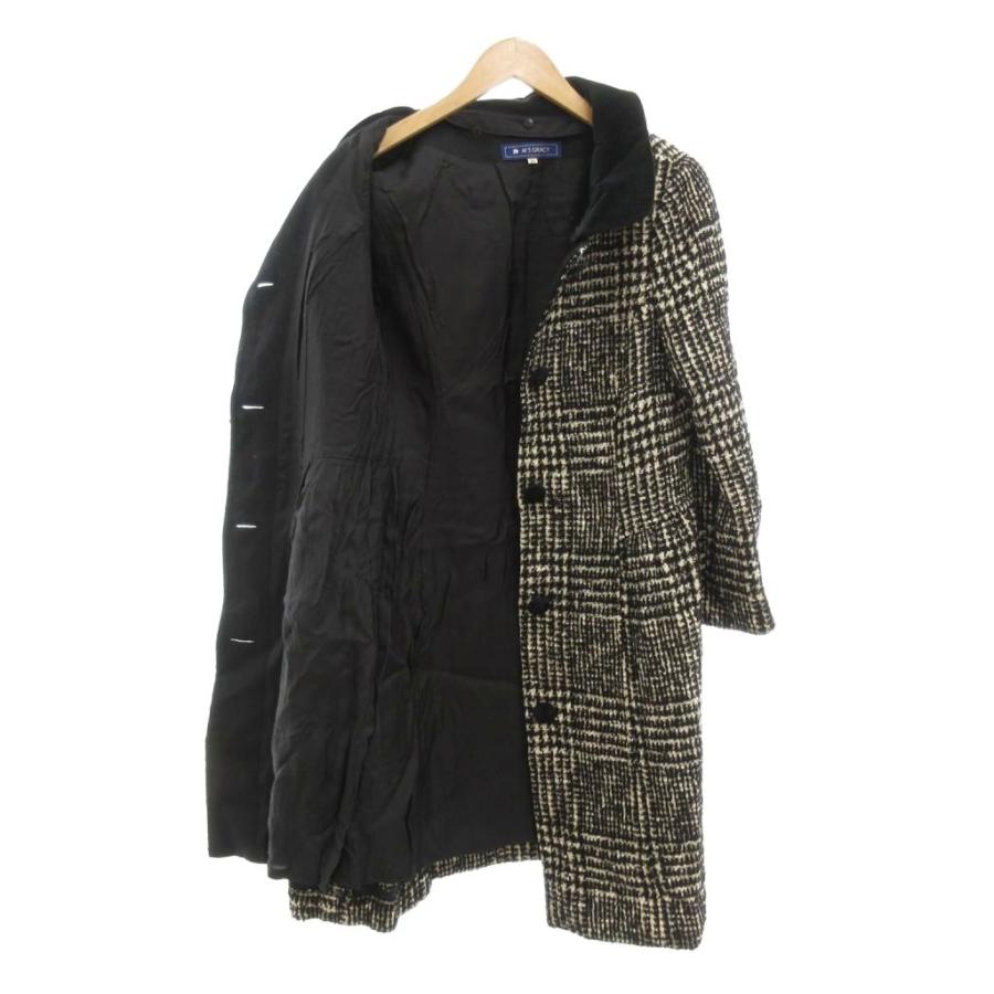 美品　M'S GRACY ブラック ロングコート 38 M'S GRACY ブラック デニムロングコート 38 M'S GRACY ブラック デニム