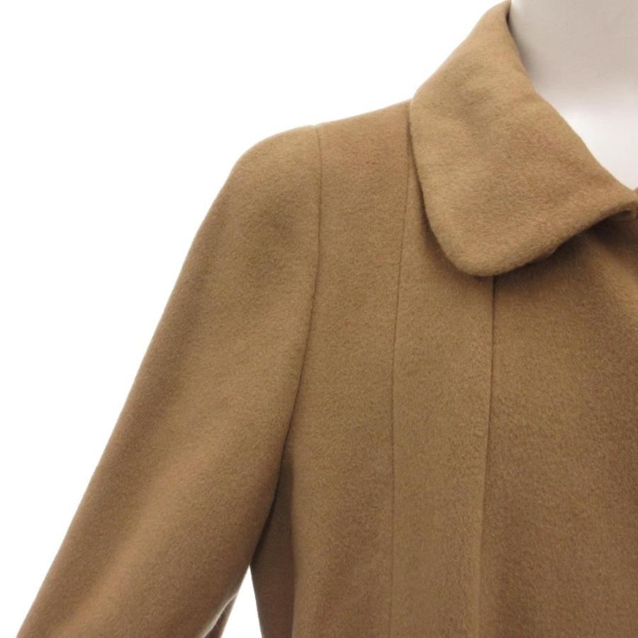 レリアン Leilian コート 11 ウール ロング丈 タブル フロントフライ  