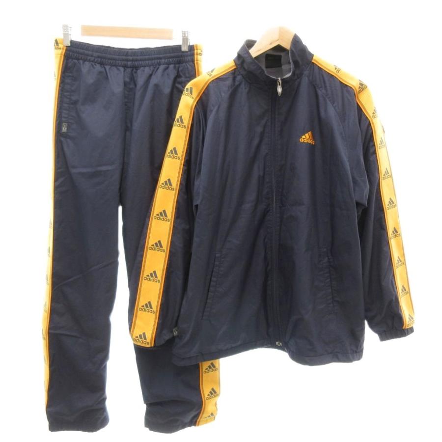 adidas（アディダス） ジャージ セットアップ L 紺 ネイビー ロゴ
