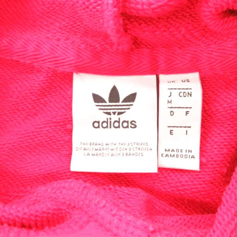 adidas（アディダス） 美品 ジャケット 上着 M ピンク 長袖 フード付き