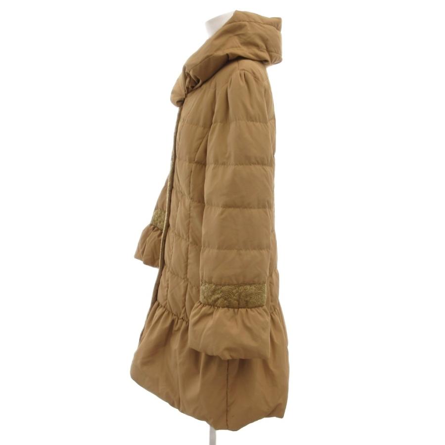アンドラブ &LOVE 美品 ダウンコート L 茶色 ブラウン 長袖
