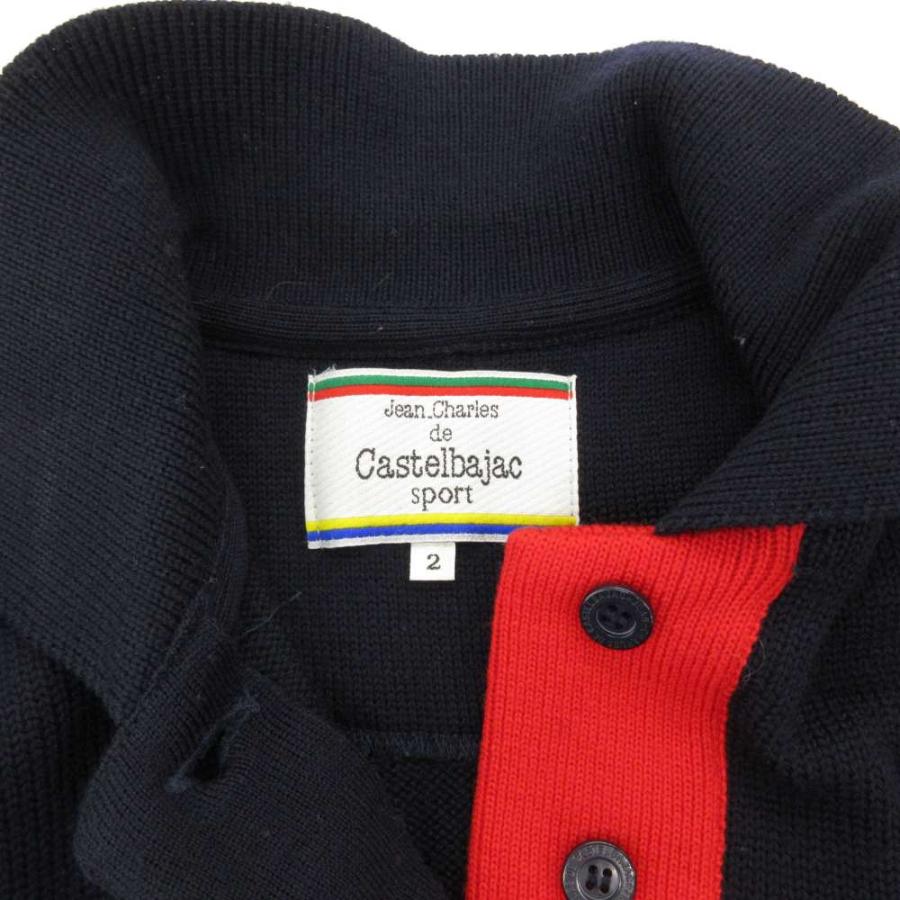 カステルバジャック CASTELBAJAC SPORT ポロニット セーター 長袖 2