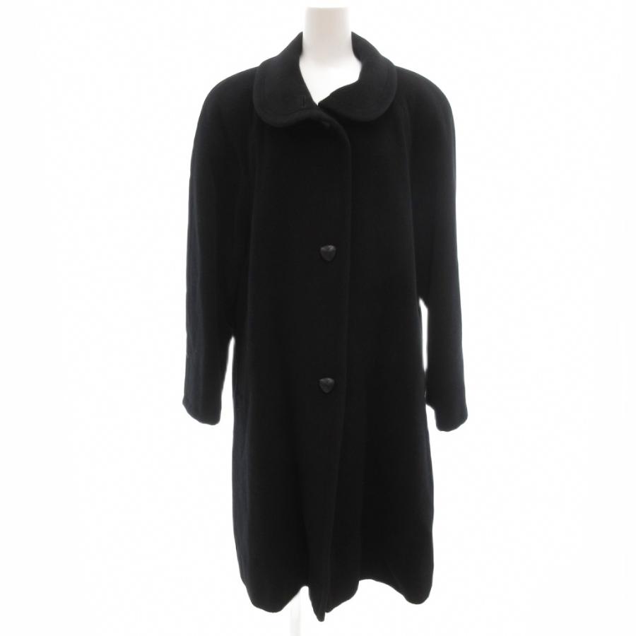 ALTO CAPPOTTO カシミヤ100% ロングコート 黒 9 M ALTO CAPPOTTO 