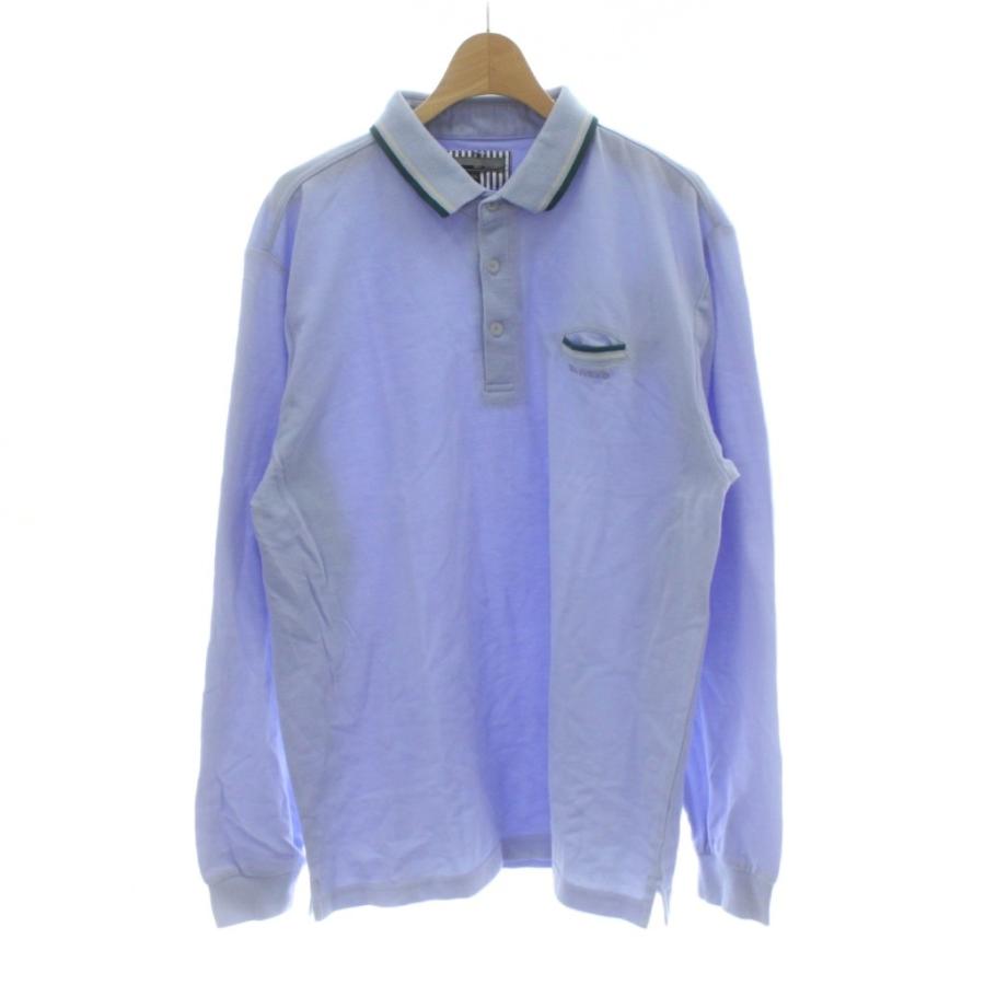 未使用　Mr. JUNKO ミスタージュンコ　ゴルフウェア　長袖　ポロシャツ ミスタージュンコ Mr.JUNKO 長袖ポロシャツ LL 青 ブルー 長袖 襟