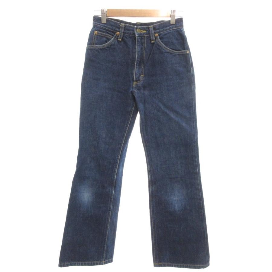 Lee（リー） デニムパンツ ジーンズ 29×32 インディゴブルー ブーツカット ハイウエスト /YJ GY59 レディース : ブランド ...