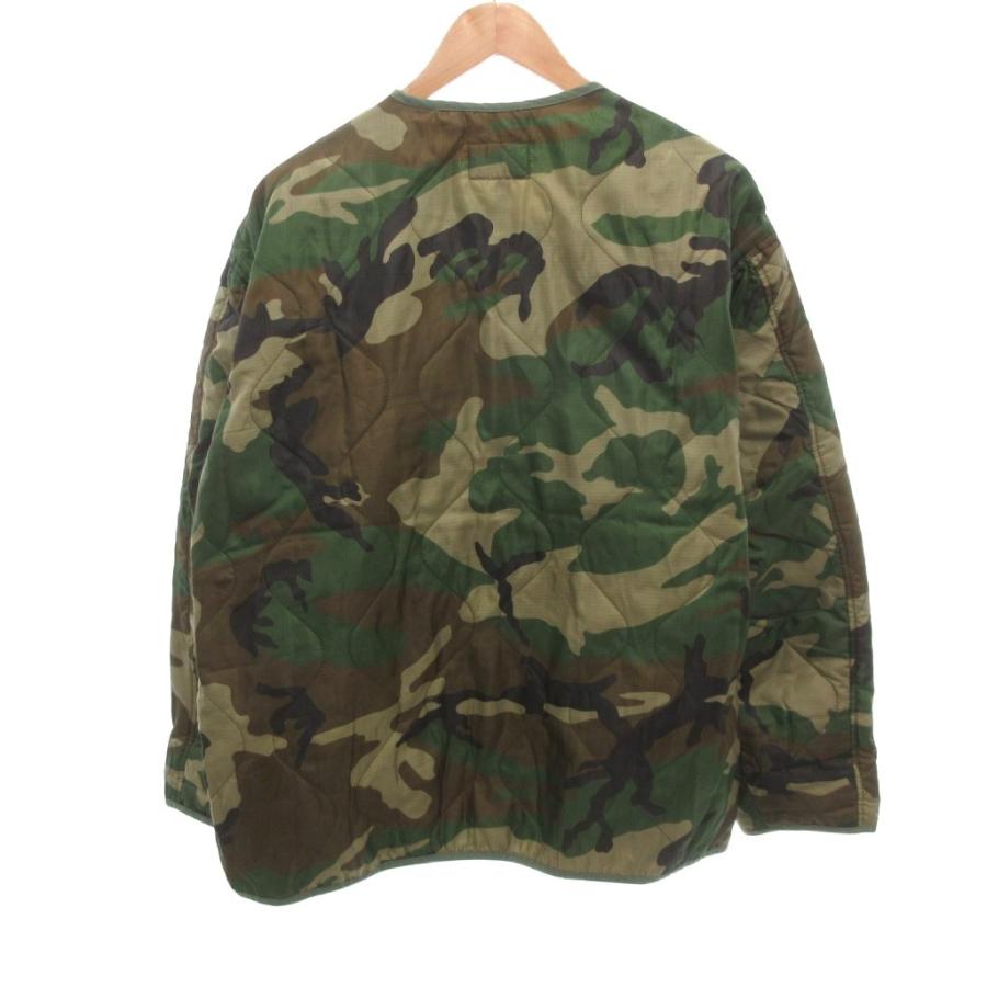 ザラマン ZARA MAN 美品 キルティングジャケット XL グリーン 中綿