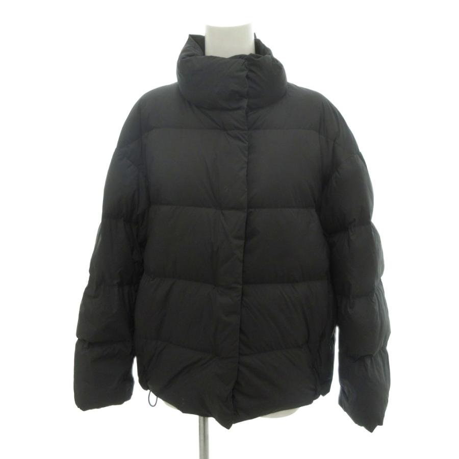 ユニクロ（UNIQLO） ダウンジャケット S 黒 ブラック ドローコード
