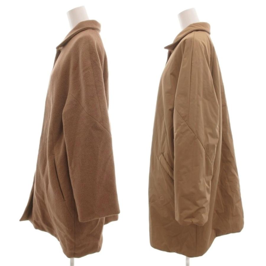 r*i様 【未使用】ドゥクラッセ ロングコート リバーシブル カシミヤ Mサイズ ドゥクラッセ DoCLASSE リバーシブル 中綿コート ステンカラー ロング